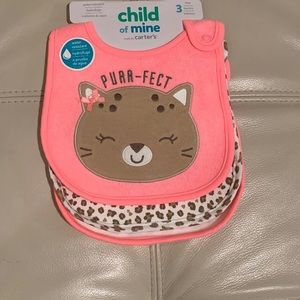 Set of 3 bibs (girls)